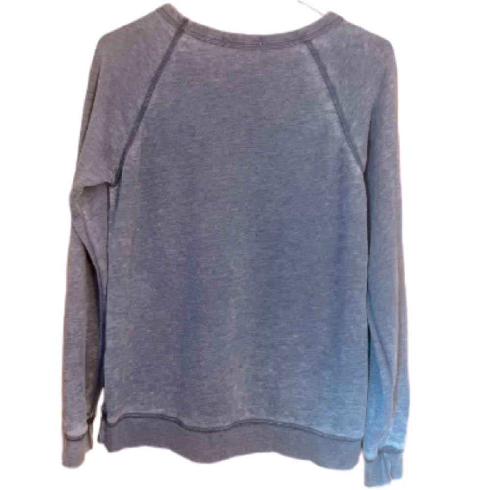 ✂️50%🌺NEW‼️JUNK FOOD CLOTHING MINERAL WASHED BURNOUT LONGSLEEVE SWEATSHIRT NWOT - Picture 6 of 12